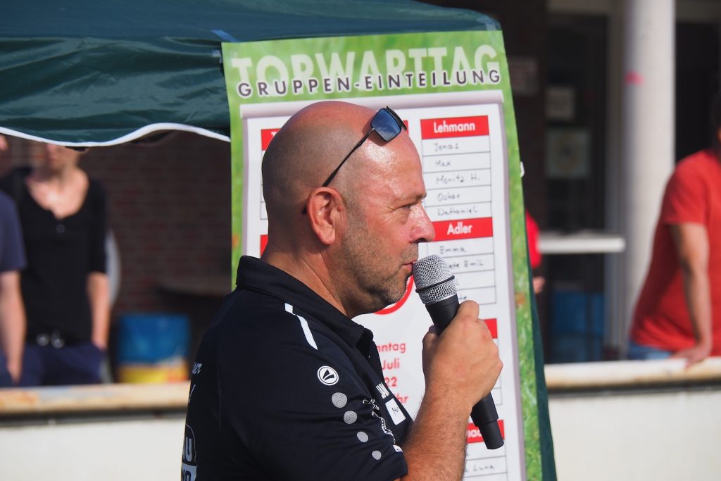 Martin Nittscher beim Torwarttag von Soccer-Goalies